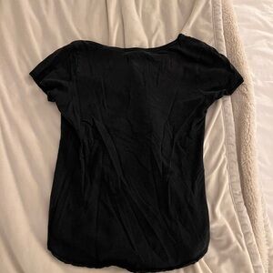 Abercrombie & Fitch Black Cap Sleeve T-Shirt